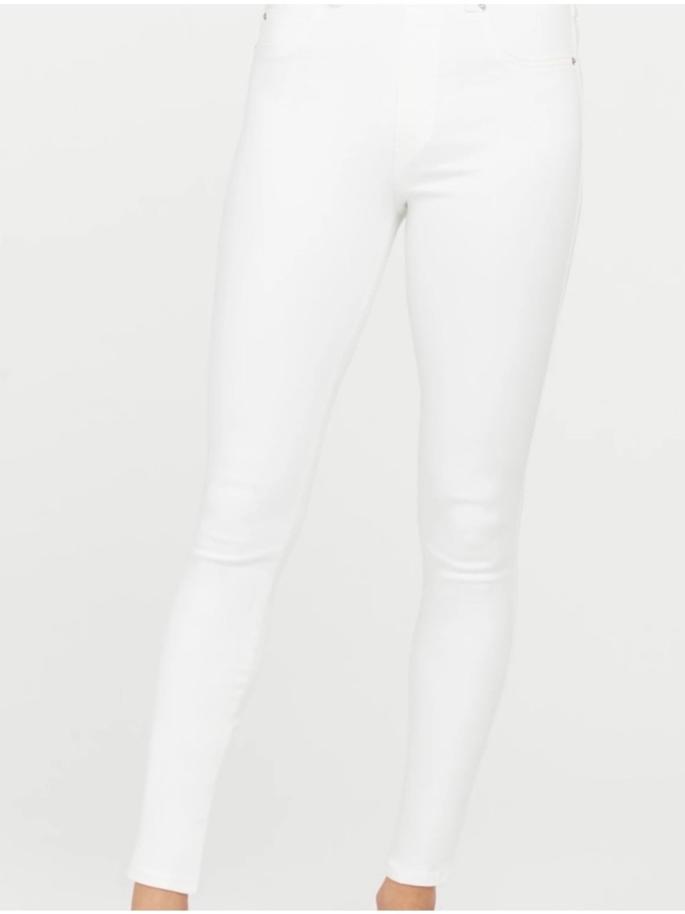 SPANX White High-Rise white Jeans skinny Pants